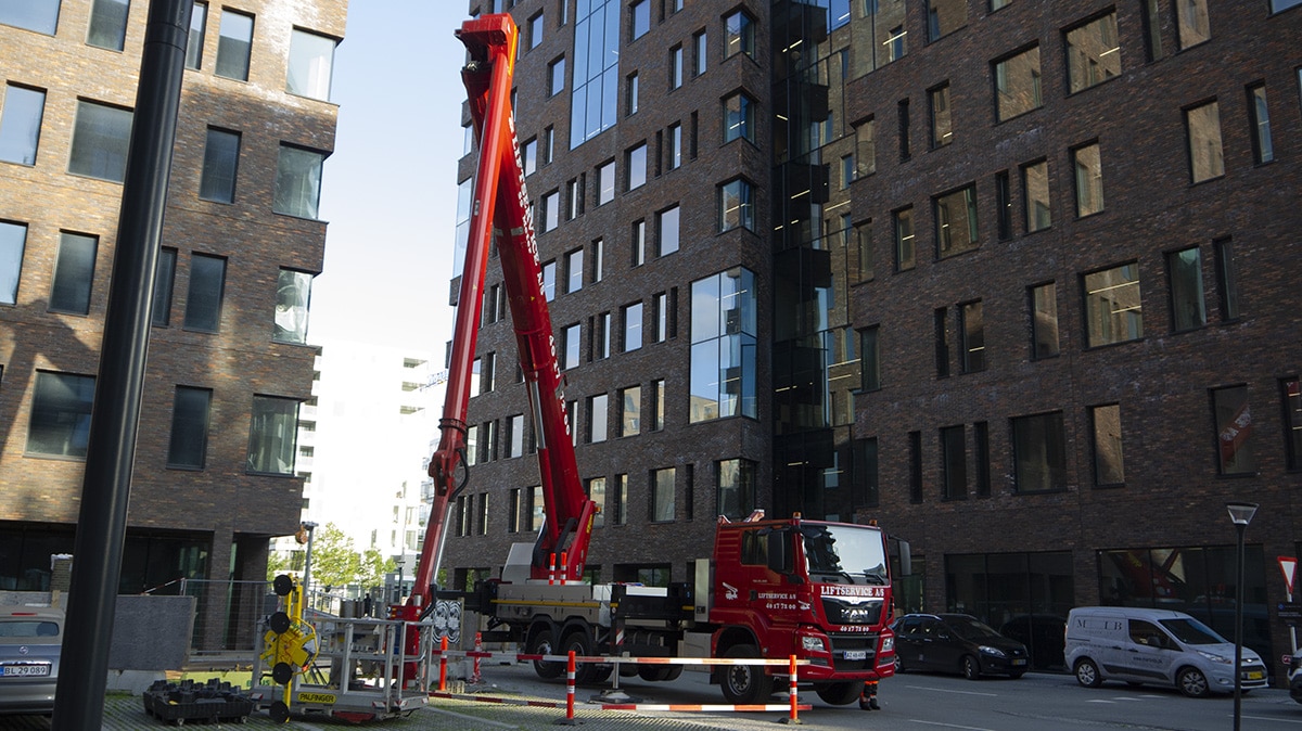 Liftservice arbejde
