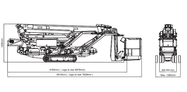 Teknisk diagram 4 for Larvebåndslift 25 m – Omme